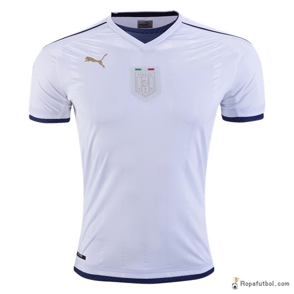 Camiseta Italia Replica Segunda Ropa 2017 Blanco